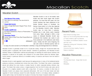 macallanscotch.org: Macallan Scotch
Learn about Macallan Scotch, one of the top rated scotch whiskey's in the world.