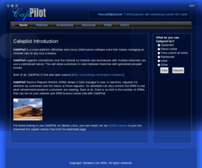 dijitanix.com: Cafepilot
Open source internet cafe management software