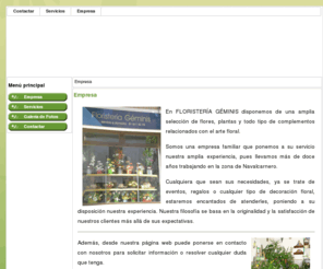 floristeriageminis.com: Floristeria Geminis 
Joomla - sistema de gerencia de portales dinámicos y sistema de gestión de contenidos