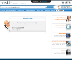 spead.net: HOST.FR
Hébergement Internet et services SaaS : Nos équipes commerciales et techniques sont à votre écoute depuis plus de 10 ans et apportent une grande importance à la compréhension de vos attentes, de vos contraintes métier et de votre stratégie de développement.
Nous disposons de notre datacenter à Nantes et nous tenons à assurer à tous ses clients un service de qualité.