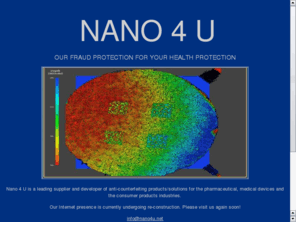 textilsecur.com: NANO4U
NANO4U Fraud Protection. NANO·4·U  is an innovative provider of solutions for product authentication and      fraud protection