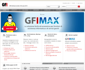 gfi-italia.com: GFI - Soluzioni on-premise ed ospitate di protezione web, e-mail e rete per le PMI
GFI offre il server fax, i software antivirus e antispam per e-mail destinati a server Microsoft Exchange e a server di posta elettronica, gli strumenti per la protezione e il monitoraggio della rete, e le soluzioni di monitoraggio dei log degli eventi per Windows NT, 2000 e 2003.