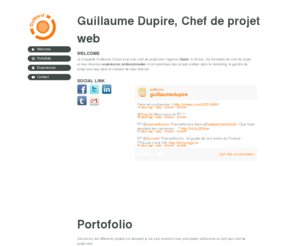 guillaumedupire.com: Guillaume Dupire Portfolio - Chef de projet web | Agence Spinat, Nice
Guillaume Dupire 