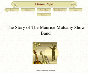 mauricemulcahy.com: Home Page
story of a showband 