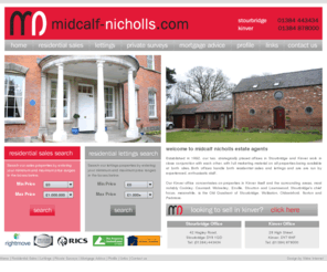 midcalf-nicholls.com: Stourbridge, Kinver Property - Midcalf Nicholls Estate Agents
Midcalf Nicholls Estate Agents, established in 1992, has two strategically placed offices in Stourbridge and Kinver to cover property sales and lettings in the surrounding area.