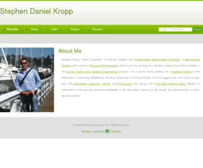 stephenkropp.com: Stephen Kropp - Home
The personal website of Stephen Daniel Kropp.