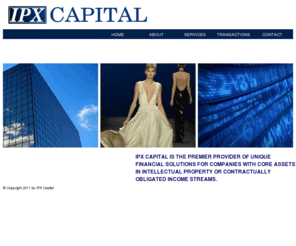 clearmktscapital.com: IPX Capital
IPX Capital is the premier provider of capital to companies with core assets in Intellectual Property.