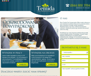 temida-office.co.uk: Temida The Compensation Office - Odszkodowanie za wypadek w UK (Anglia)
Odszkodowanie za wypadek w UK (w pracy, motoryzacyjny)