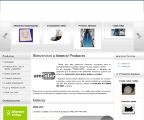 amestarproductes.com: Bienvenido a Amestar Productes S.L.     / Protector Film: QUICK MASK y NEUTRO / Bobina cubre todo /
Con nuestros productos ayudamos a que pintar, hoy por hoy, sea un trabajo más fácil y mas rentable en tiempo y dinero.