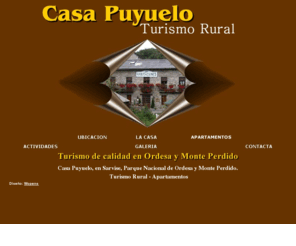 casapuyuelo.com: Casa puyuelo en Sarvise Ordesa pirineos turismo rural
casa puyuelo turismo rural junto al Parque Nacional Ordesa