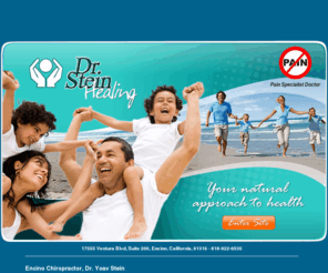 drsteinhealing.com: Encino Chiropractor, Encino CA | Dr. Yoav Stein
Encino chiropractor, Dr. Yoav Stein of Zone Healing Health and Wellness Center. Call the chiropractor in Encino who cares: 818 922 0535