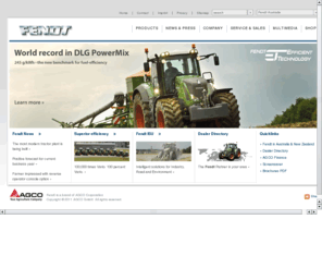 fendt.com.au: - AGCO GmbH
Fendt is a brand of AGCO Corporation.