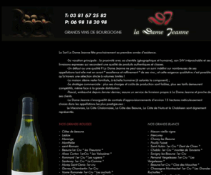 la-dame-jeanne.com: La Dame Jeanne - Grands vins de Bourgogne
La Same Jeanne