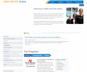 mbaaacsbonline.com: Find the Right MBA AACSB Online | MBAAACSBOnline.com
<h3> Welcome to MBA AACSB Online</h3> <br/> <br/> MBA AACSB Online helps current and future MBA students find, evaluate and choose the best educational program for their needs. Find out more at MBAAACSBOnline.com.