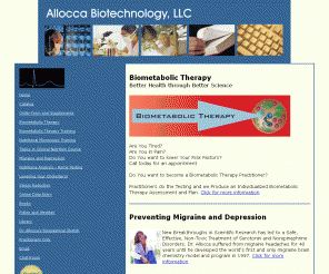 allocca.com: Allocca Biotechnology, LLC - Research and Training
Nutrition and Healthcare