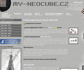 my-neocube.sk: My-Neocube.cz -  My-Neocube.sk - Přehled produktů Neocube
 Prodej Neocube 5,6 a 7mm ve třech typech balení - Neocube bottle, Neocube exclusive a Neocube standard.  