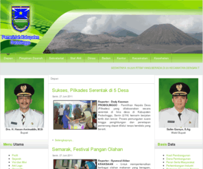 probolinggokab.go.id: Website Kabupaten Probolinggo - Depan
Website Resmi Pemerintahan Kabupaten Probolinggo - Prov. Jawa Timur