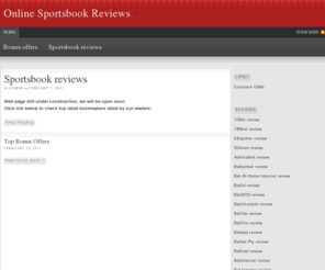 bookmaker-reviews.org: Online Sportsbook Reviews —
