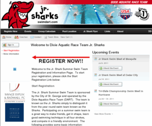 jrsharks.com: Dixie Aquatic Race Team Junior Sharks :
