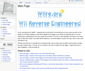 wiire.org: Main Page - Wiire
