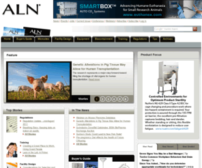 animallab.net: ALN
ALN provides the most current information on resources, products and information to design, build, and equip today's research animal facilities.