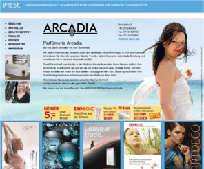 arcadia-parfuemerie.com: Parfümerie Arcadia in Heilbronn
