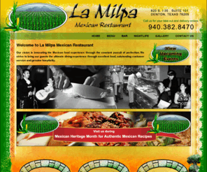 lamilpamexicanrestaurant.com: La Milpa Mexican Restaurant Denton Texas
La Milpa Mexican Restaurant Denton Texas