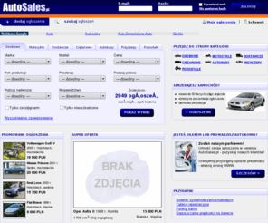 autosales.pl: AutoSales.pl - auto giełda samochodowa ogłoszenia Za Darmo
Giełda samochodowa - Darmowe ogłoszenia motoryzacyjne ze Zdjęciami. Auto giełda - Samochody używane, Dostawcze Ciężarowe oraz Motocykle.
