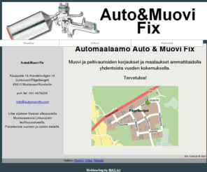 automuovifix.com: Automaalaamo Auto & Muovi Fix, Vaasa
