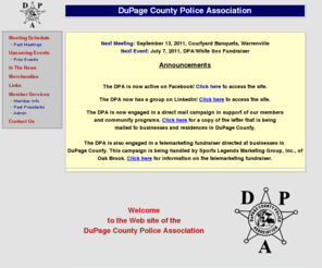 dupagepolice.org: DuPage Police Association
Web site of the DuPage Police Association.