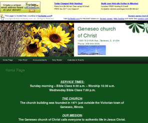 geneseochurchofchrist.com: Home Page
Home Page