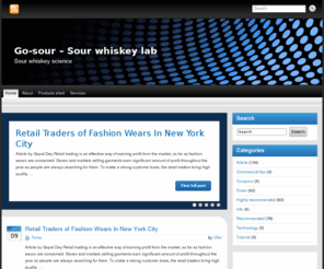 go-sour.com: Go-sour - Sour whiskey lab
Sour whiskey science