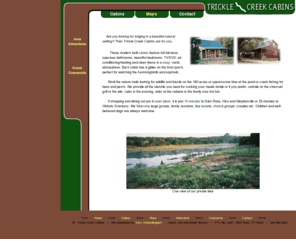 Tricklecreekcabins Com Trickle Creek Cabins