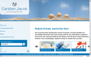 stb-jacob.com: Carsten Jacob, Steuerberater
Carsten Jacob, Steuerberater, Keltenstr. 17, 53424 Remagen, Deutschland, Tel. +49 (0) 2642 90 00 - 55