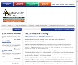 theadgroup.co.uk: Welcome to AD Construction Group - Building Maintenance and Refurbishment Contractor | Decent Homes and Property Maintenance
An established building refurbishment and maintenance contractor since 1944, AD Construction Group Ltd offers an impressive range of internal and external refurbishment services.