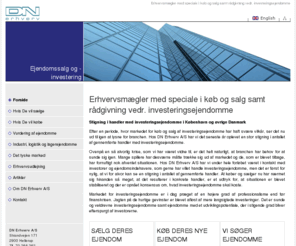 dn-erhverv.dk: Erhvervsmægler med speciale i investeringsejendomme
Professionel rådgivning vedr. investeringsejendomme. DN Erhverv A/S er en erhvervsmægler med speciale i investeringsejendomme.