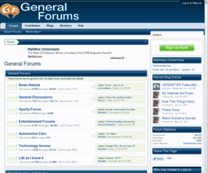 general-forums.com: General Forums
We started the General Discussion Forums to offer a place to talk about any topic you wish. Talk about anything and everything at the General Forums. Every niche on the web can be found at the General Forums.