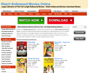 iwatchbollywood.com: Watch Bollywood Movies Online - Free Full Length Bollywood Movies Online
12 April 2011 One stop free online place for free Bollywood Movies. Large collection of free online Bollywood Movies, movie films, watches Bollywood Movies online, free Bollywood Movies videos at no cost, no registration, all absolutely free!