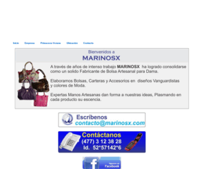 marinosx.com: Inicio
MARINOX Fabrica de Bolsa para Dama