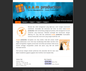 team-production.com: Team Production
team production artist management and event production