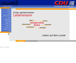 cdu-bothel.de: Willkommen beim CDU Gemeindeverband Bothel
Auf diesen Seiten stellt sich Ihnen der CDU-Gemeindeverband Bothel vor. Erfahren Sie mehr über den Vorstand, unsere Fraktion, Ausschüsse und Arbeit.