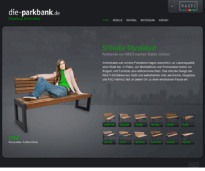 die-parkbank.de: die-parkbank.de | Sitzbänke mit Holzauflage
