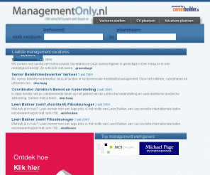 executivesonly.nl: Management vacatures | managementonly.nl de vacature zoekmachine voor vacatures en banen in de management
management only, management vacatures  de vacature zoekmachine voor alle vacatures in de management