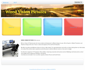 wiredvisionpictures.com: Wired Vision Pictures. Videography and Graphics. We are the solution to all your video editing needs.
We