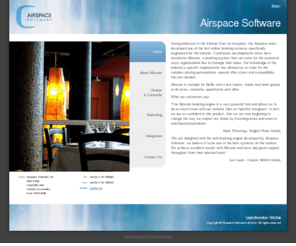 bandparade.com: Airspace - Online Hotel Booking Software - Commission free online hotel booking software for the hotel industry
Airspace online hotel booking software is a commission free solution for hotels looking to provide potential customers with online hotel booking. The Airspace online hotel booking software is a very easy to implement solution for any hotel or hotel group