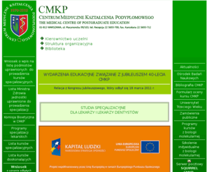 cmkp.edu.pl: Centrum Medyczne Kształcenia Podyplomowego CMKP
