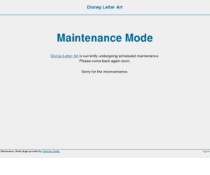 disneyletterart.com: Disney Letter Art » Maintenance Mode
Just another WordPress weblog