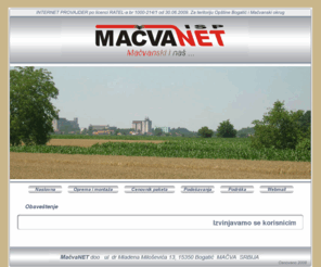 macvanet.net: Naslovna
macva net , mladena milosevica 13, macva