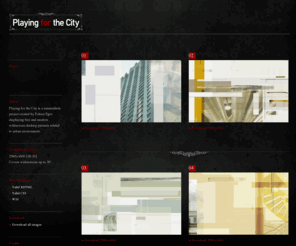 playingforthecity.com: "Playing for the City" by Fabien Egot
Playing for the City is a minimalistic project created by Fabien Egot displaying free modern desktop pictures related to urban environment.