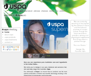 uspa-usa.com: USPA USA
USPA USA provides all natural products to professionals for hair and skin care.